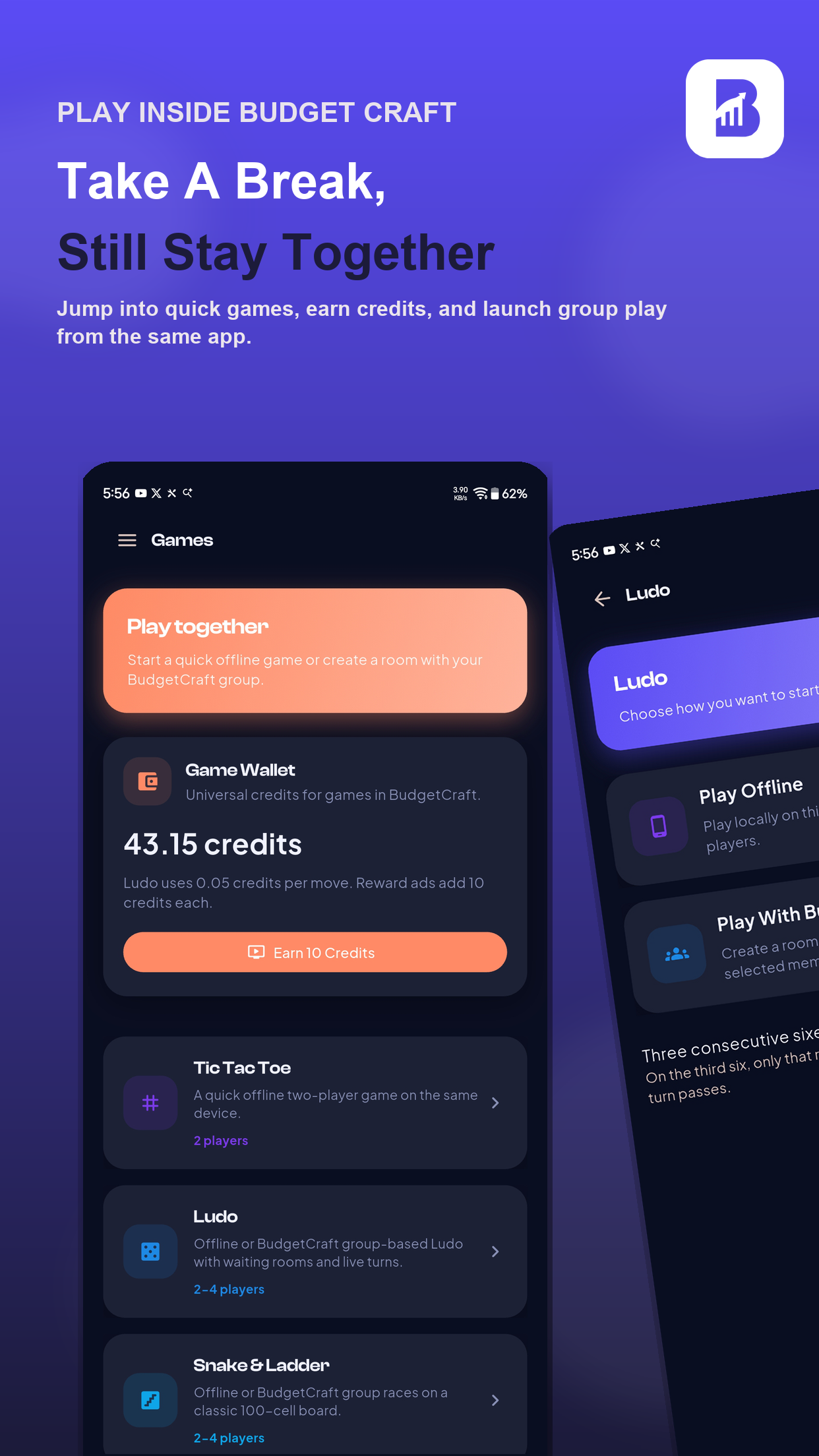 BudgetCraft games hub